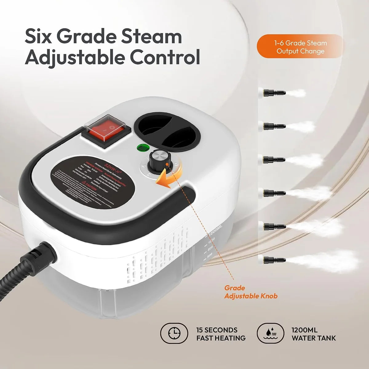 Portable Steam Cleaner Kit