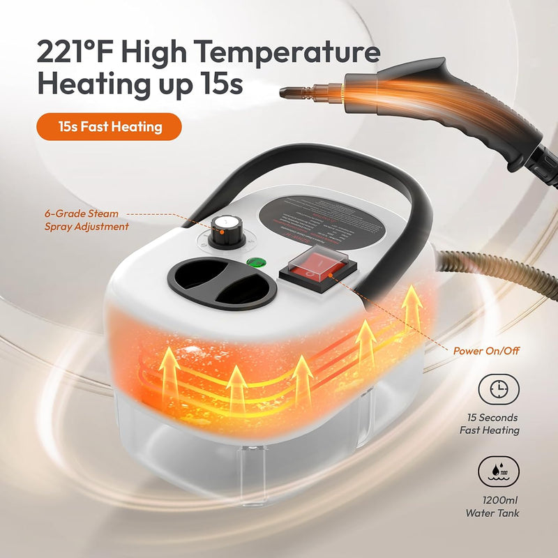 Portable Steam Cleaner Kit